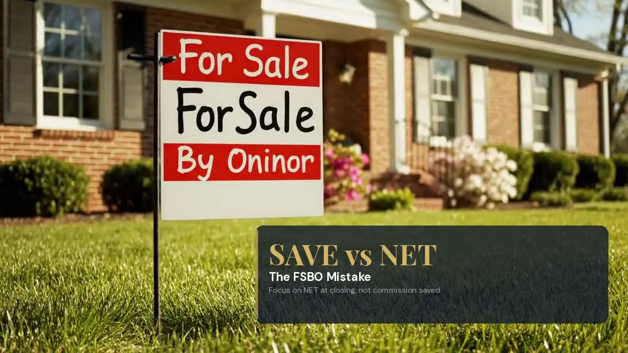 Fsbo Vs Agent NC 2026 Poster — Teresa Overcash, Realty ONE Group Results NC