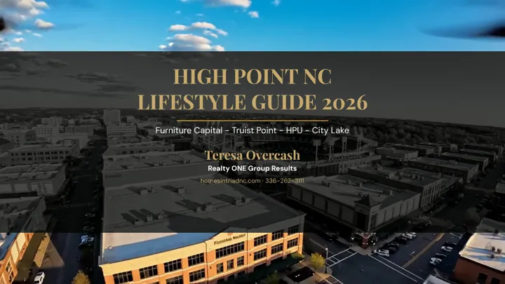 High Point NC Lifestyle Guide 2026 — Teresa Overcash, Realty ONE Group Results NC