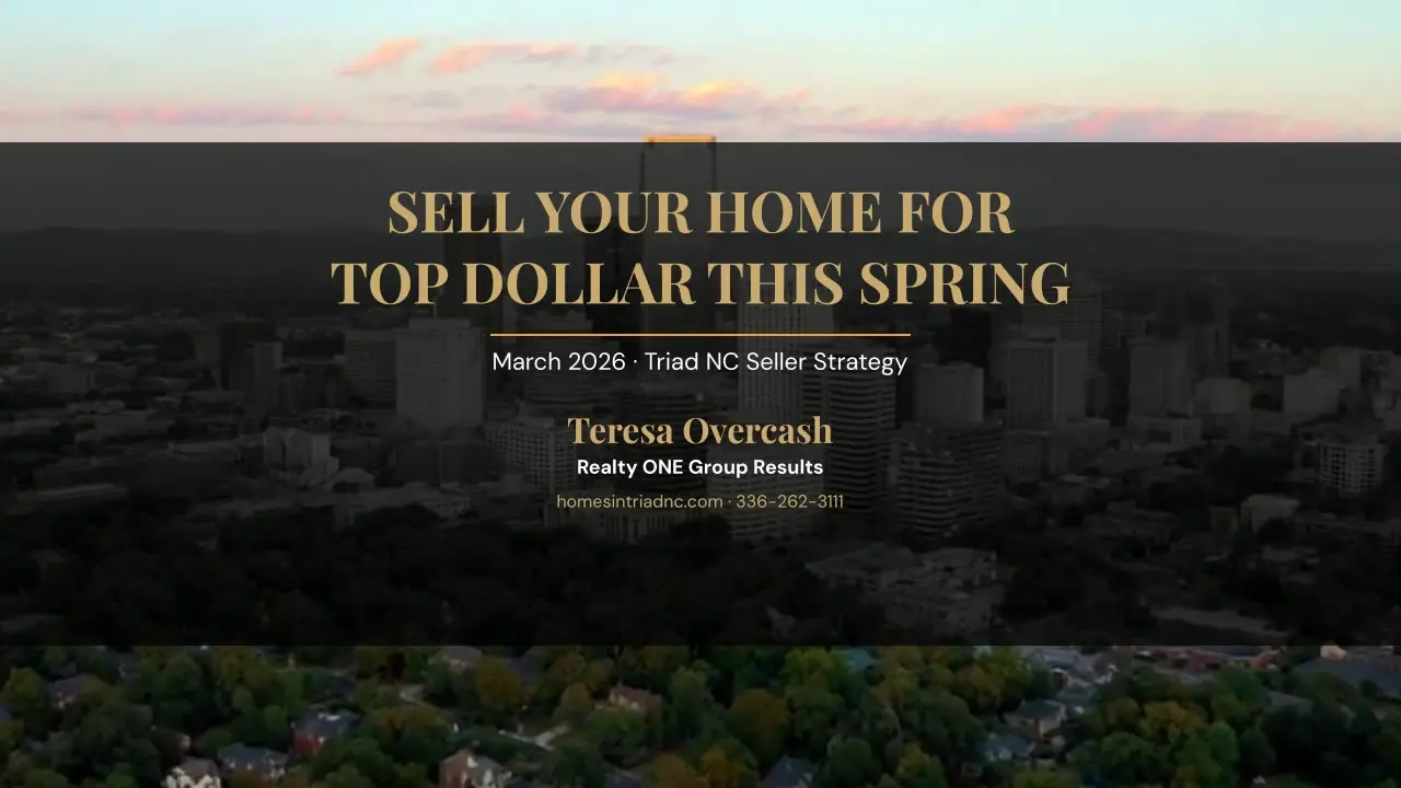 Posters/video 2026 03 15 — Teresa Overcash, Realty ONE Group Results NC